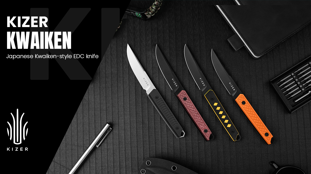 Amazon.com : Kizer Kwaiken Fixed Blade Knife, 3.94